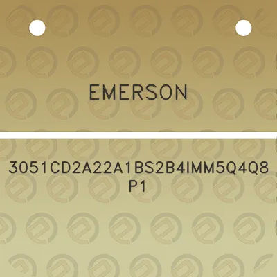 emerson-3051cd2a22a1bs2b4imm5q4q8p1