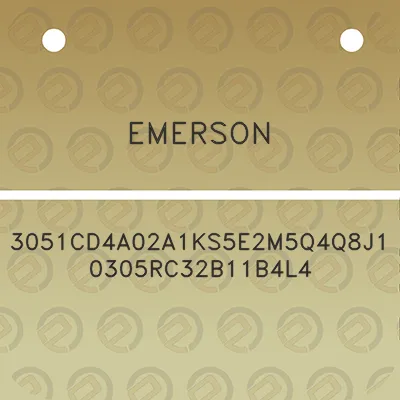 emerson-3051cd4a02a1ks5e2m5q4q8j10305rc32b11b4l4