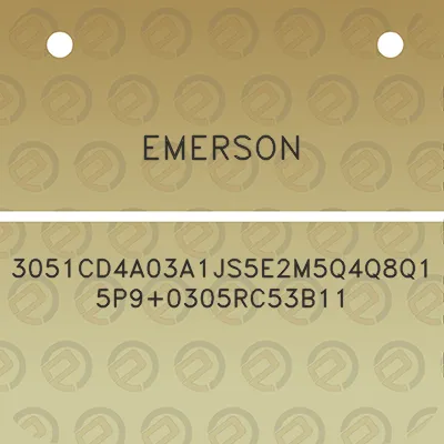 emerson-3051cd4a03a1js5e2m5q4q8q15p90305rc53b11