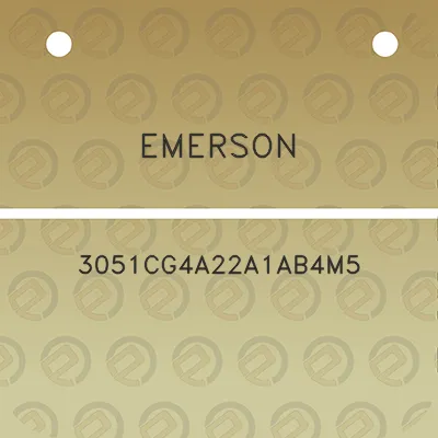 emerson-3051cg4a22a1ab4m5