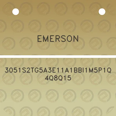 emerson-3051s2tg5a3e11a1bbi1m5p1q4q8q15