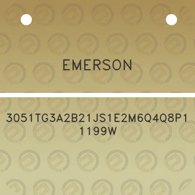 emerson-3051tg3a2b21js1e2m6q4q8p11199w