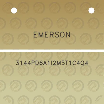 emerson-3144pd6a1i2m5t1c4q4