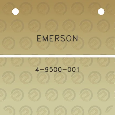 emerson-4-9500-001