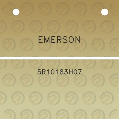 emerson-5r10183h07