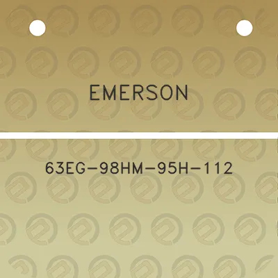 emerson-63eg-98hm-95h-112