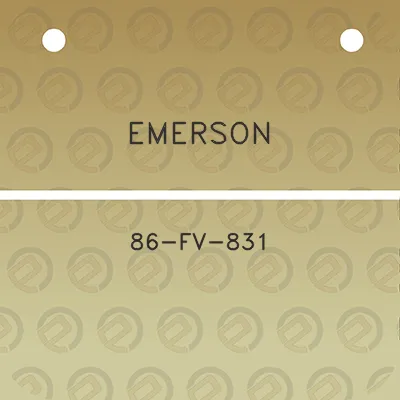 emerson-86-fv-831