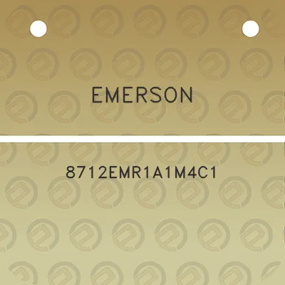 emerson-8712emr1a1m4c1