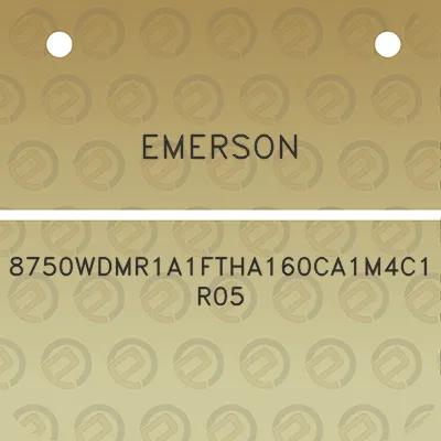 emerson-8750wdmr1a1ftha160ca1m4c1r05