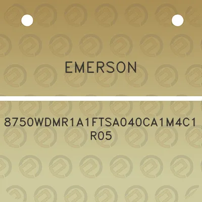 emerson-8750wdmr1a1ftsa040ca1m4c1r05