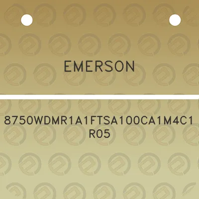 emerson-8750wdmr1a1ftsa100ca1m4c1r05