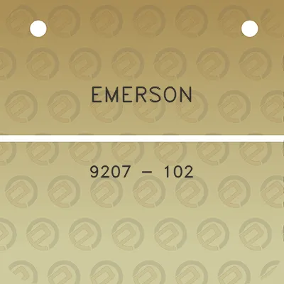 emerson-9207-102