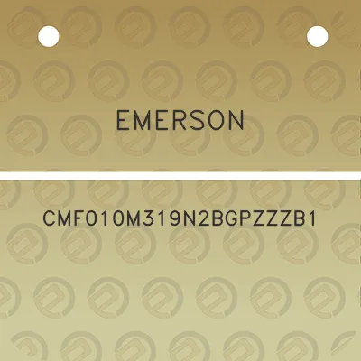 emerson-cmf010m319n2bgpzzzb1