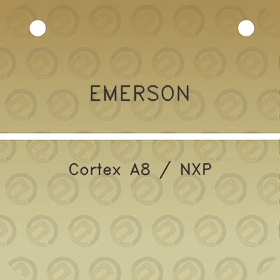 emerson-cortex-a8-nxp