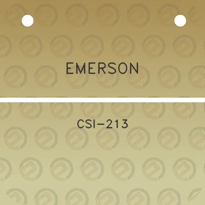 emerson-csi-213