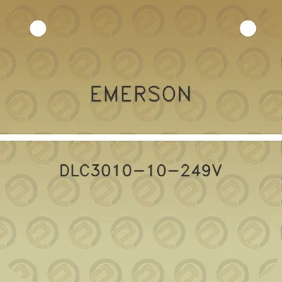 emerson-dlc3010-10-249v