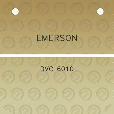 emerson-dvc-6010