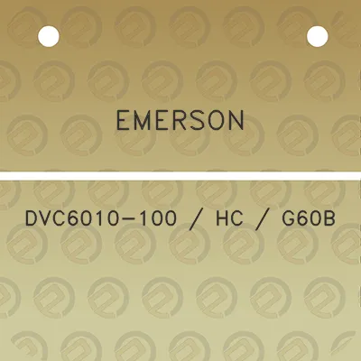 emerson-dvc6010-100-hc-g60b