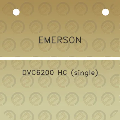 emerson-dvc6200-hc-single