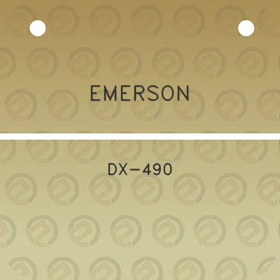 emerson-dx-490