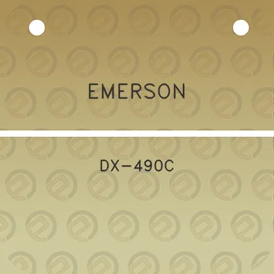 emerson-dx-490c