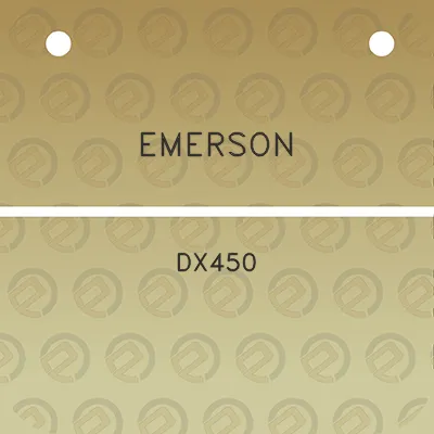 emerson-dx450