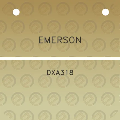 emerson-dxa318