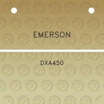 emerson-dxa450