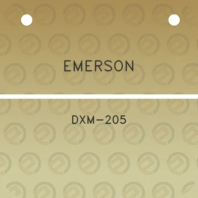 emerson-dxm-205