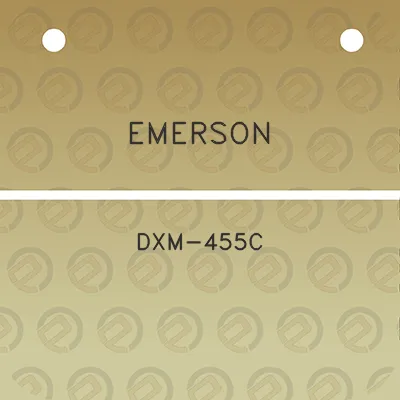 emerson-dxm-455c