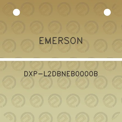 emerson-dxp-l2dbneb0000b