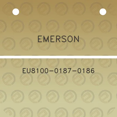 emerson-eu8100-0187-0186