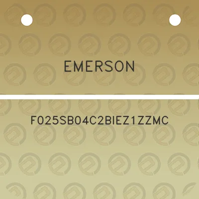 emerson-f025sb04c2biez1zzmc