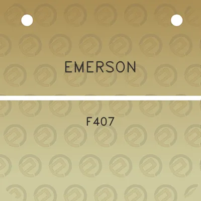 emerson-f407