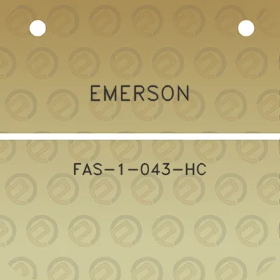 emerson-fas-1-043-hc