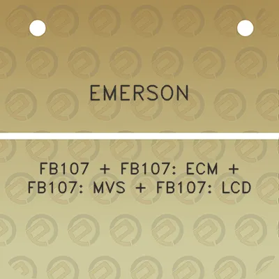 emerson-fb107-fb107-ecm-fb107-mvs-fb107-lcd