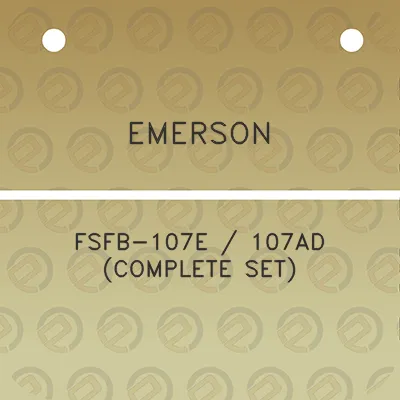 emerson-fsfb-107e-107ad-complete-set