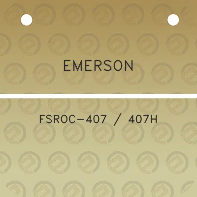 emerson-fsroc-407-407h