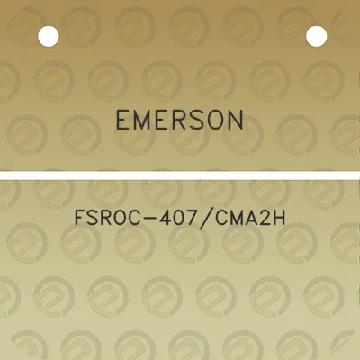 emerson-fsroc-407cma2h