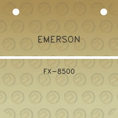 emerson-fx-8500