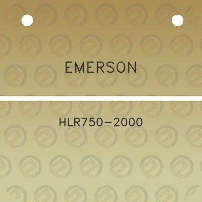 emerson-hlr750-2000