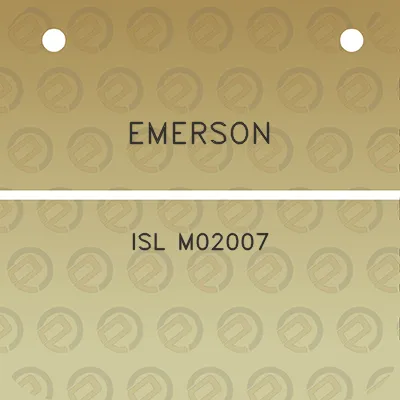 emerson-isl-m02007