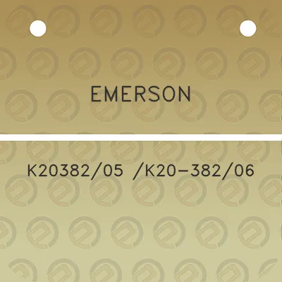 emerson-k2038205-k20-38206