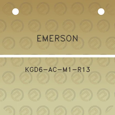 emerson-kgd6-ac-m1-r13