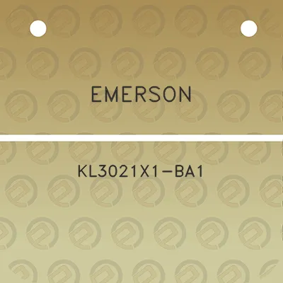 emerson-kl3021x1-ba1