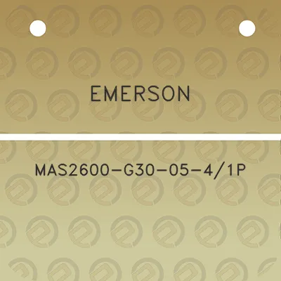 emerson-mas2600-g30-05-41p