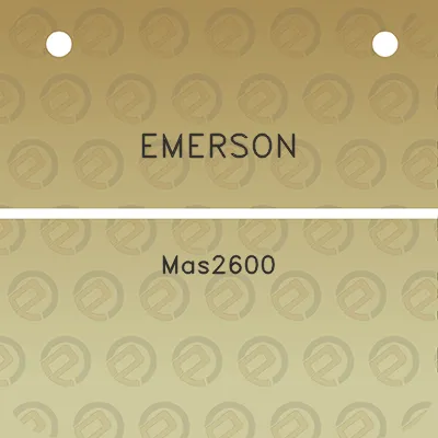 emerson-mas2600