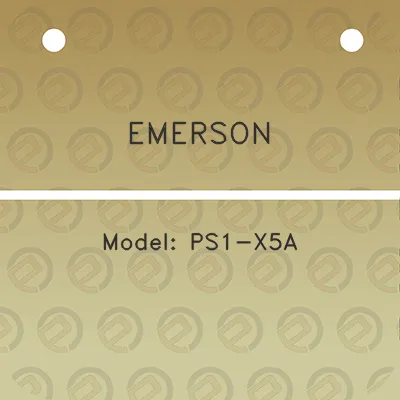 emerson-model-ps1-x5a