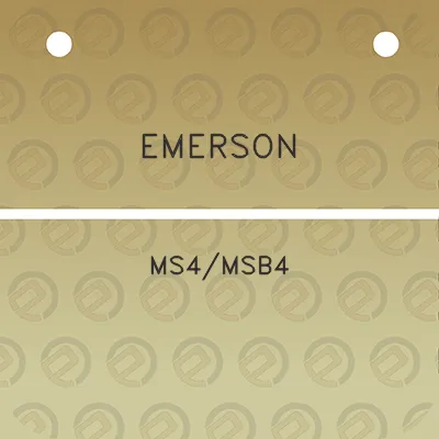 emerson-ms4msb4