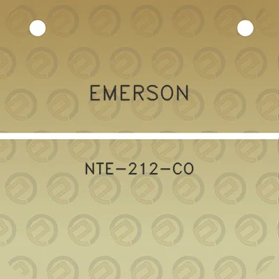 emerson-nte-212-co